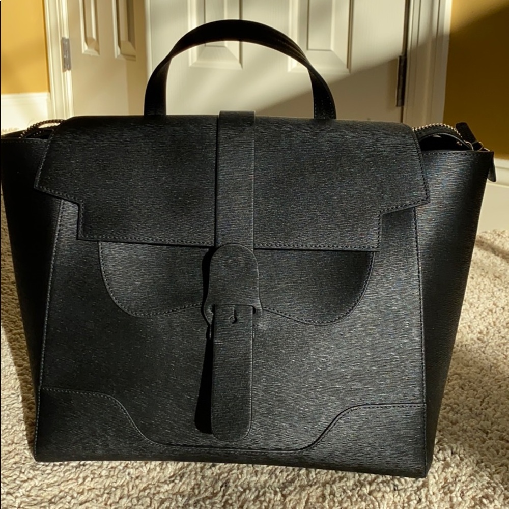 Senreve Maestra bag in Black Mimosa.